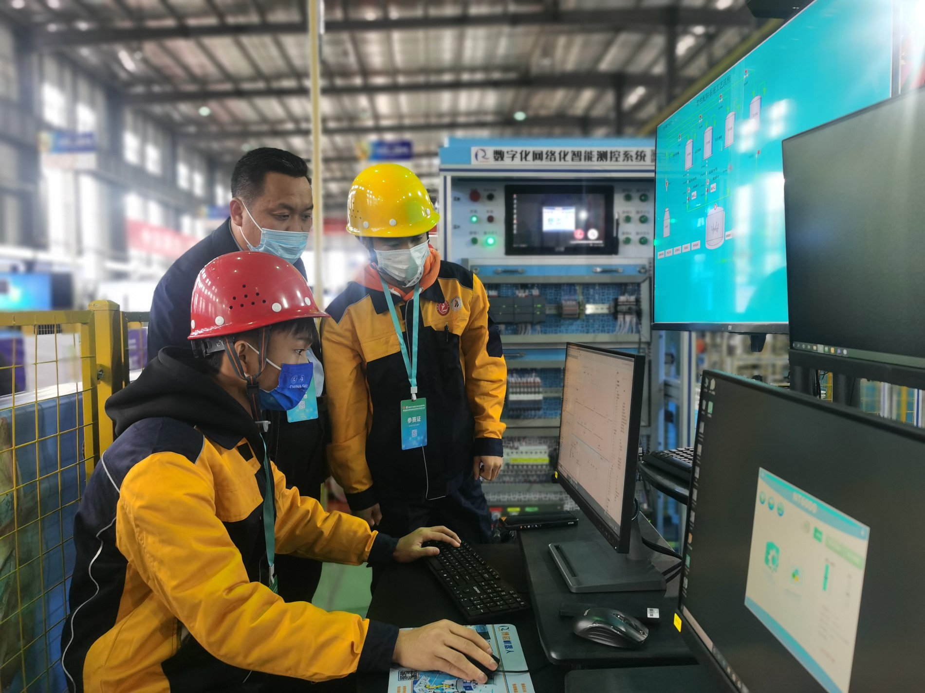 广西南宁技师学院参赛选手赛前训练.jpg